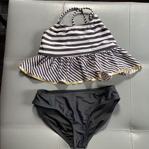 Black and White Tankini